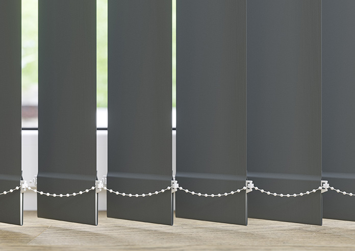 Trinity (FR Blackout), Deep Grey - Vertical Blind Slats - Image 3